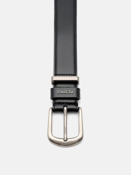 Ikat Pinggang Kulit Slim Pin, , hi-res