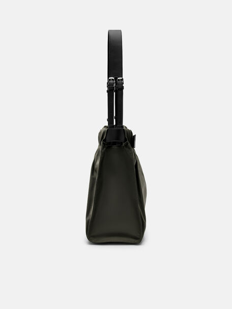 PEDRO Icon Leather Heel Sandals, Black PEDRO Icon Leather Heel Sandals, Black