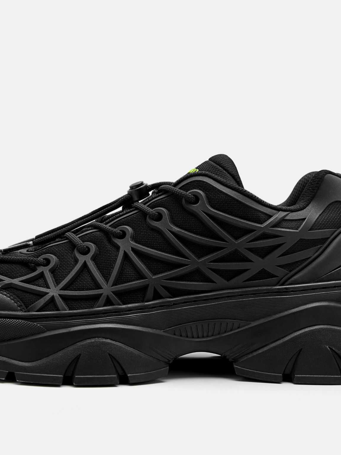 Hybrix Mesh Sneakers, Black