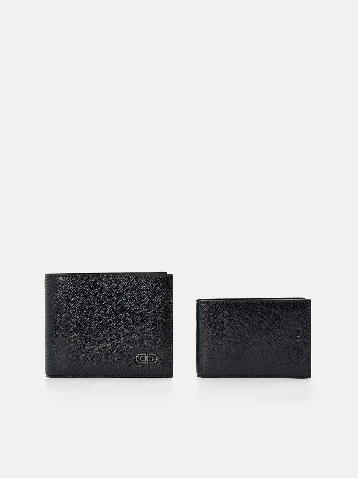 Saffiano Leather Bi-Fold Wallet with Insert,