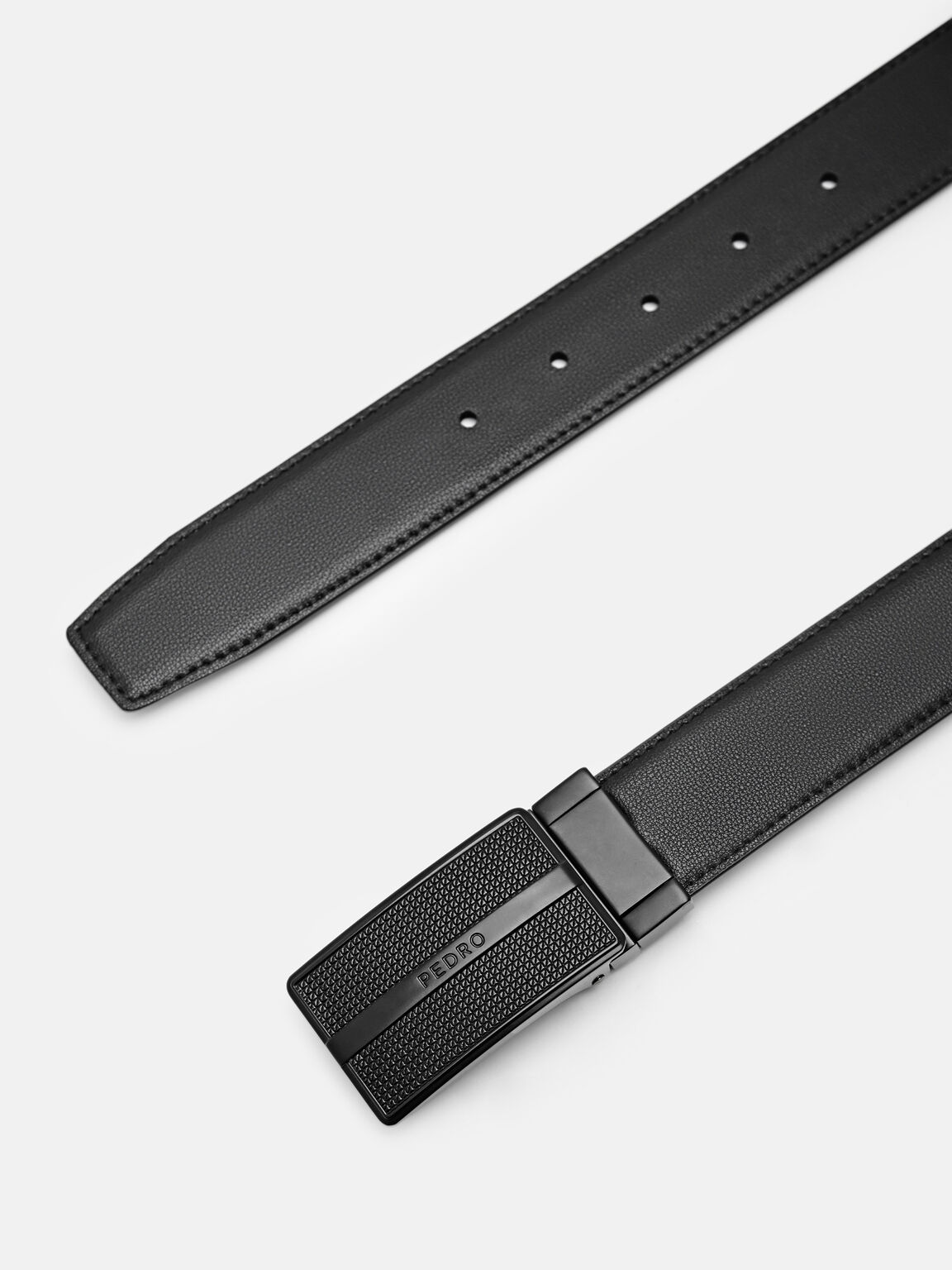 Reversible Leather Tang Belt, , hi-res