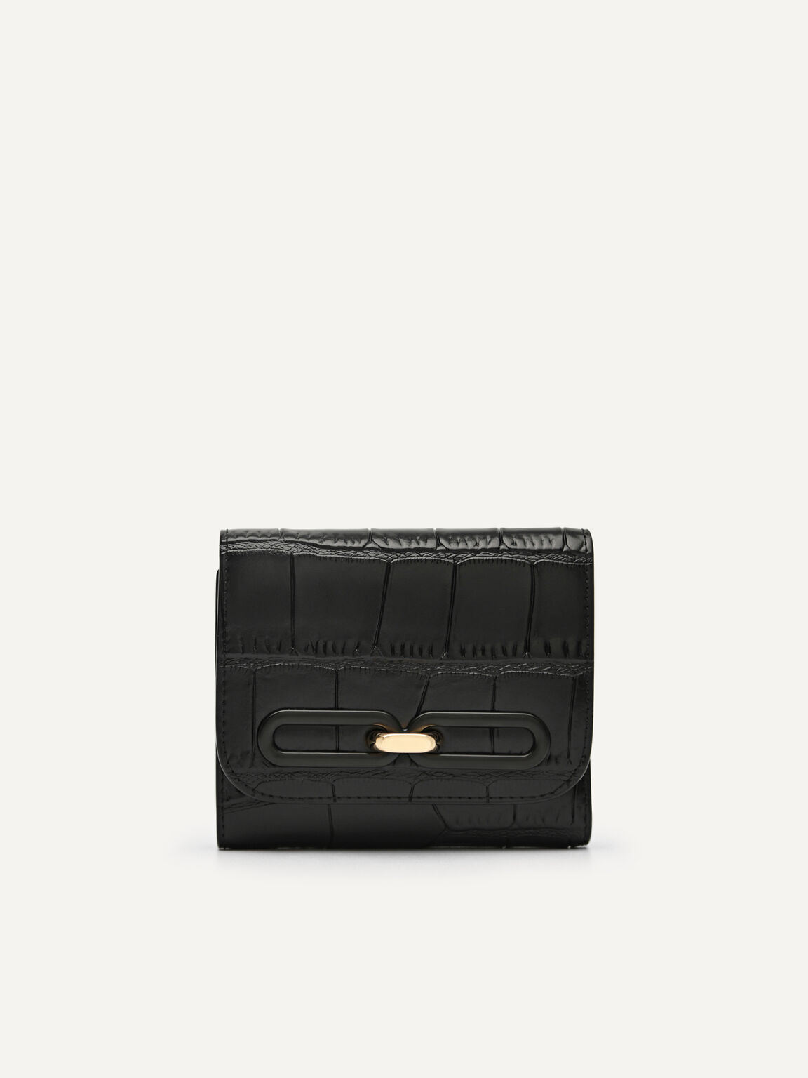 PEDRO Studio Leather Tri-Fold Wallet, Black, hi-res
