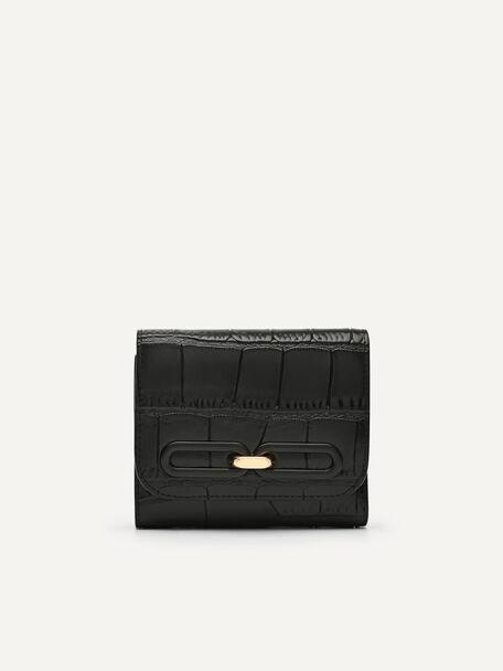 PEDRO Studio Leather Tri-Fold Wallet, Black, hi-res