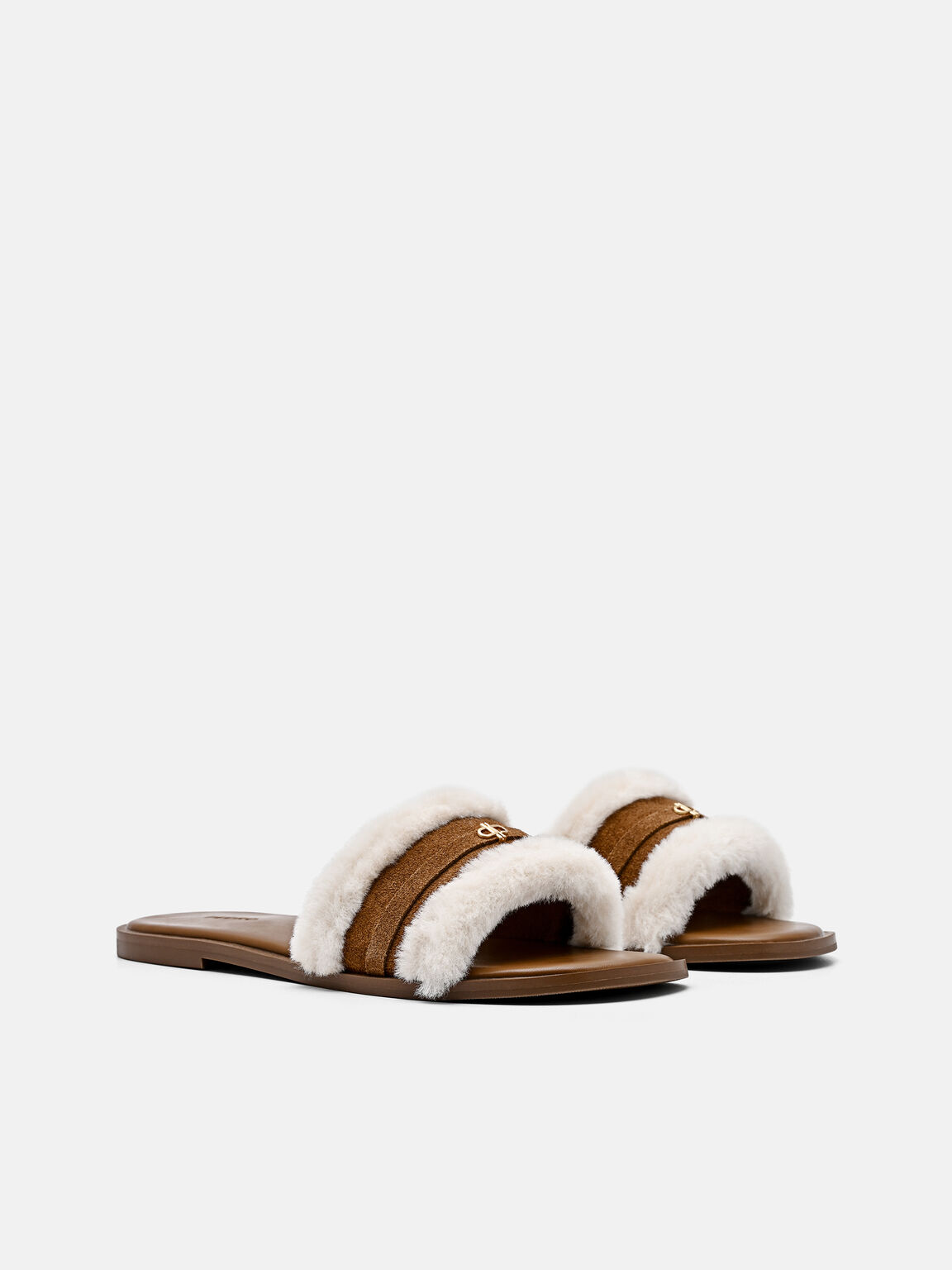 Sandal Slide Suede, , hi-res