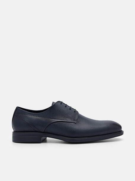 Altitude Lightweight Leather Derby Shoes, Navy, hi-res