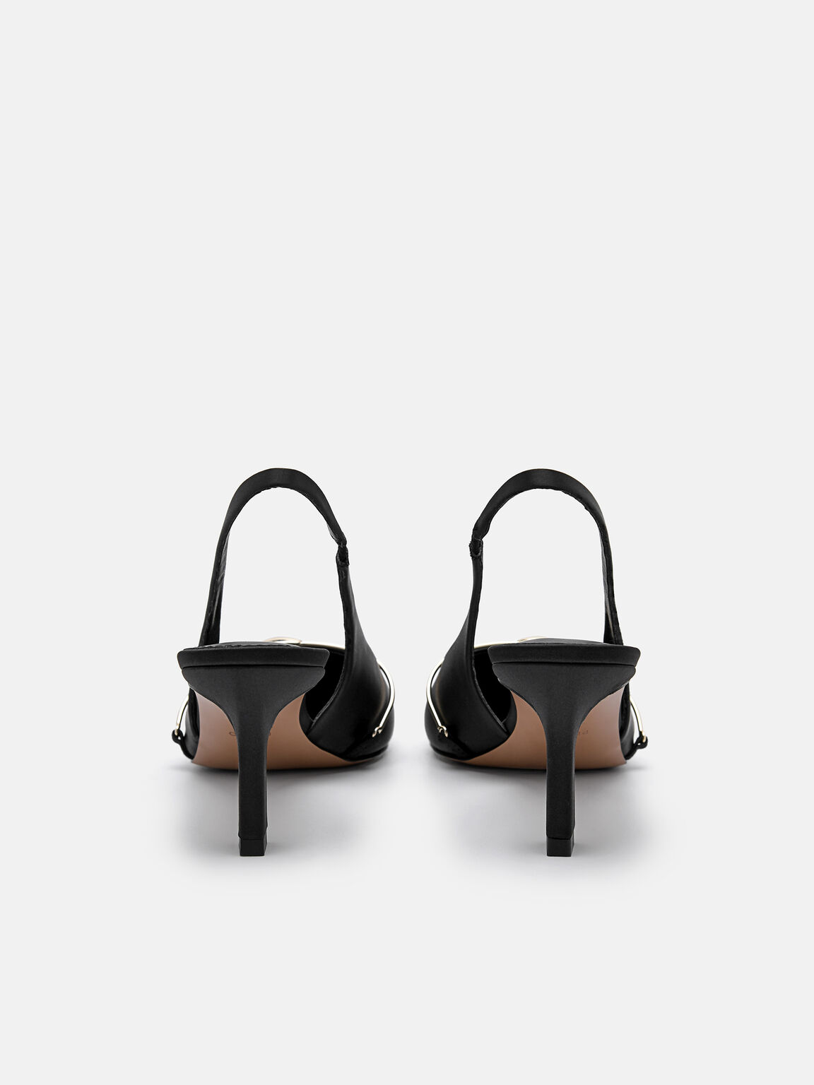 Mira Satin Slingback Pumps, 