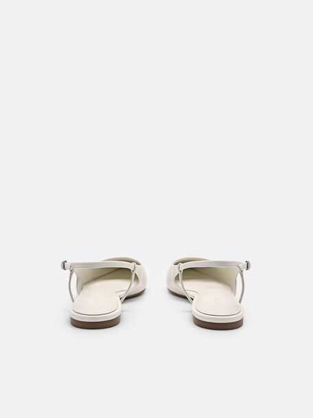 PEDRO Icon Leather Heel Sandals, Black