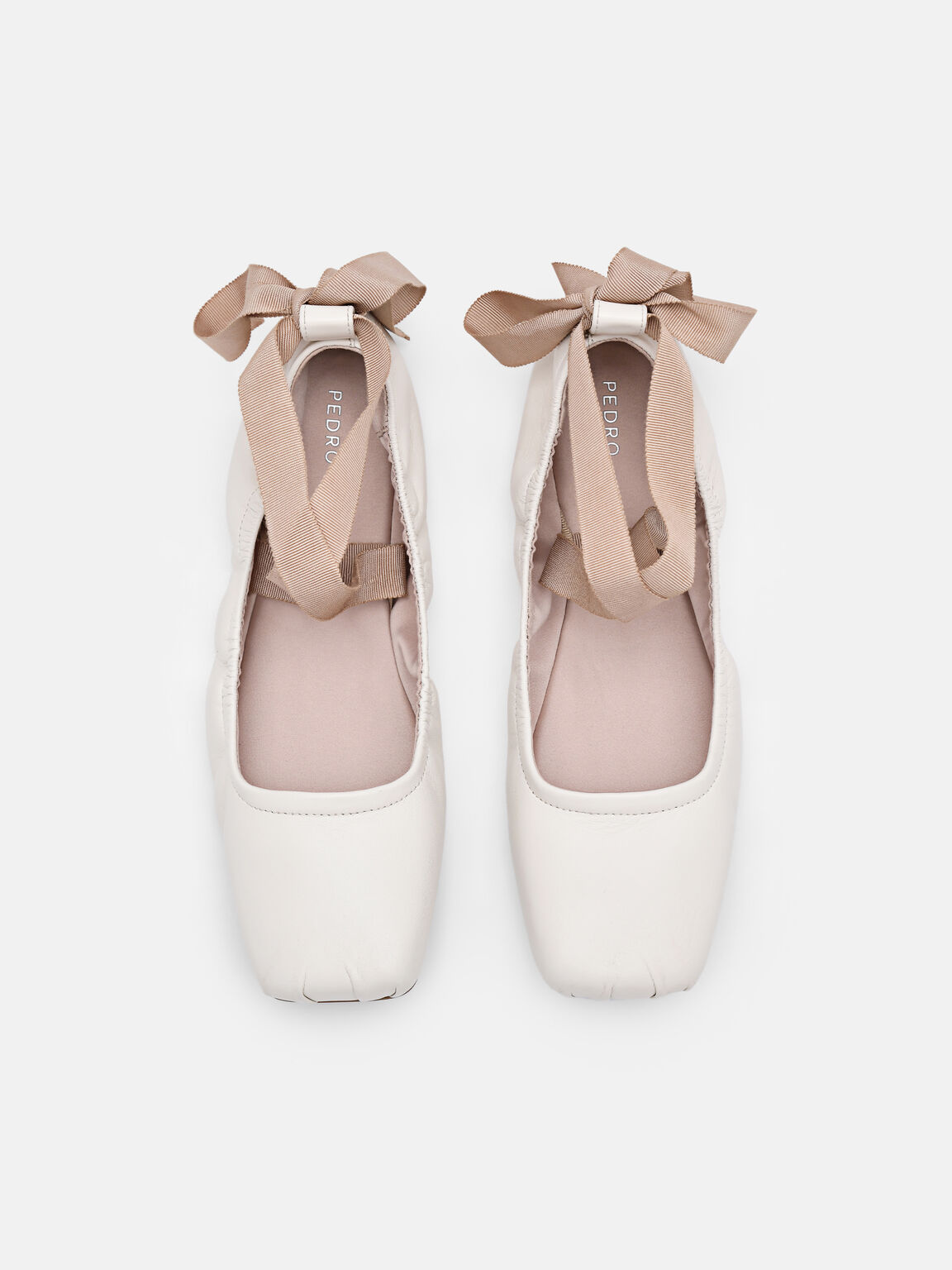 Lexa Leather Ballerina Flats, 