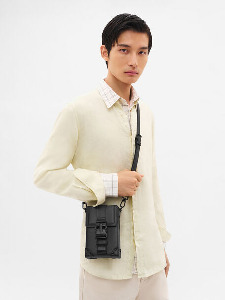 Tex Leather Sling Bag, , hi-res