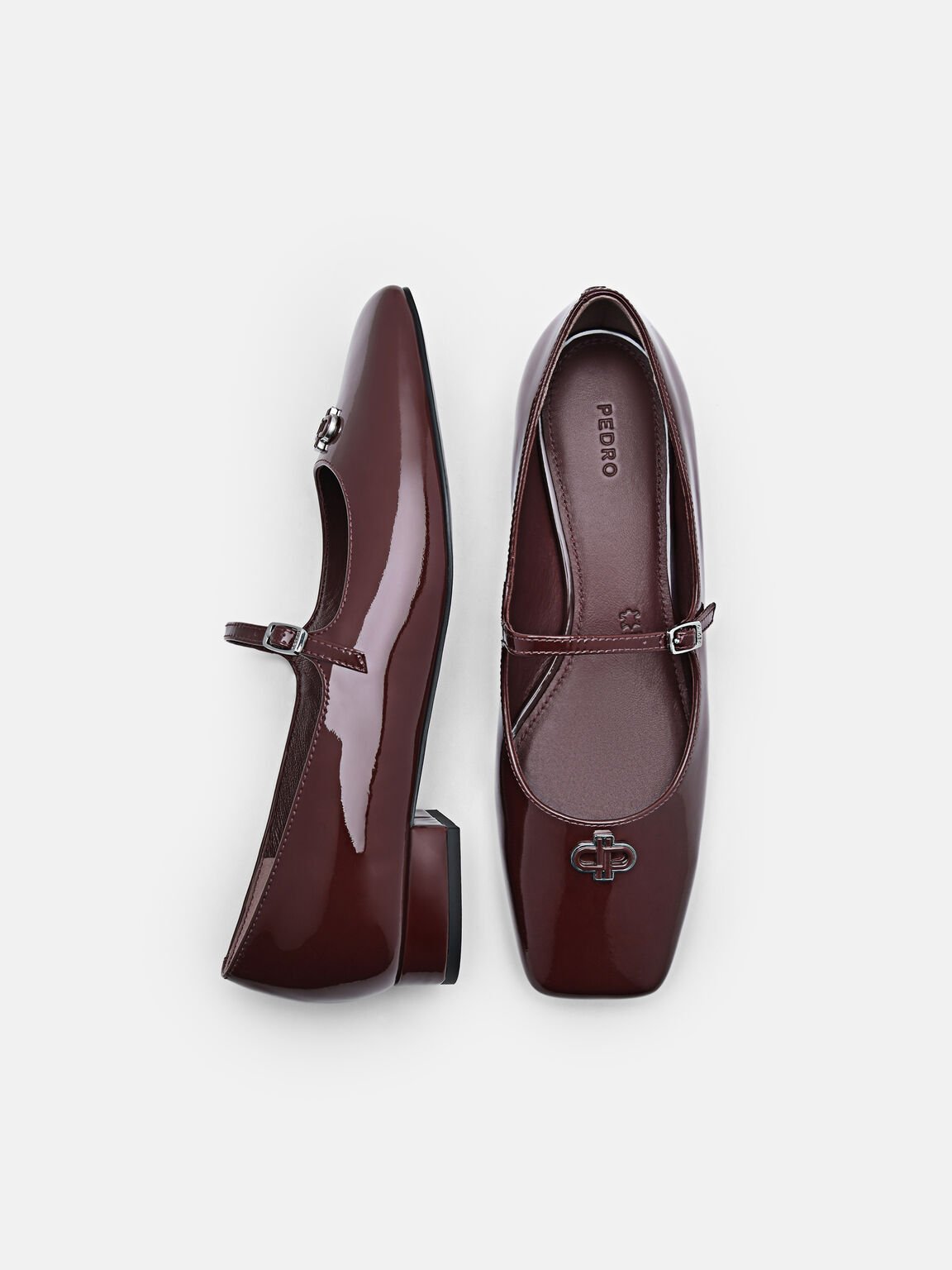 PEDRO Studio Flats Kulit Mary Jane, 