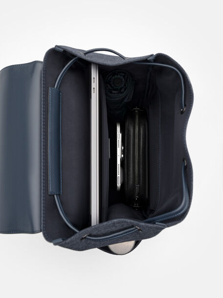 Tex Leather Backpack, , hi-res