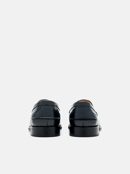 PEDRO Icon Leather Heel Sandals, Black