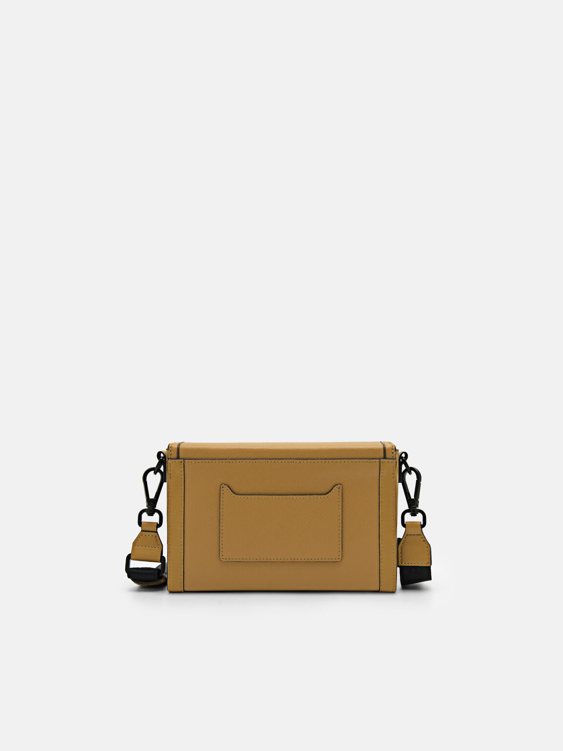 Saffiano Leather Mini Sling Bag, 