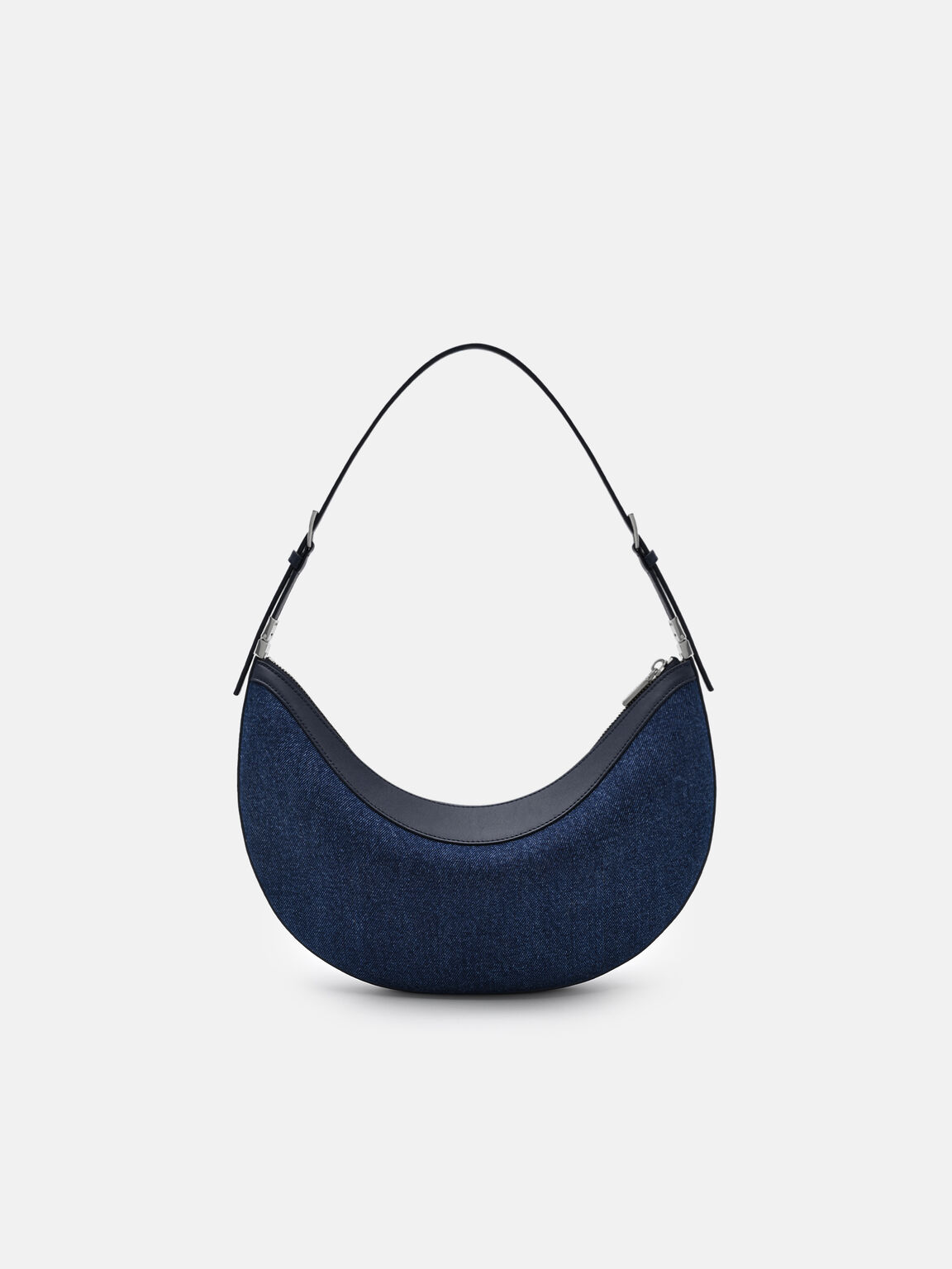 Jatte Denim Crescent Shoulder Bag, , hi-res