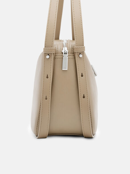 Leather Shoulder Bag, , hi-res