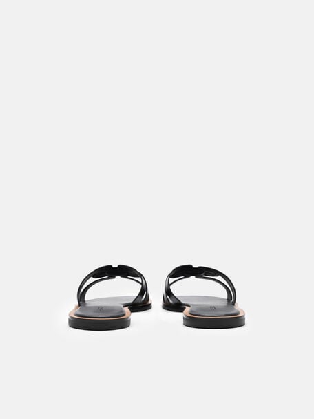 Carmel Sandal Slide Kulit, , hi-res