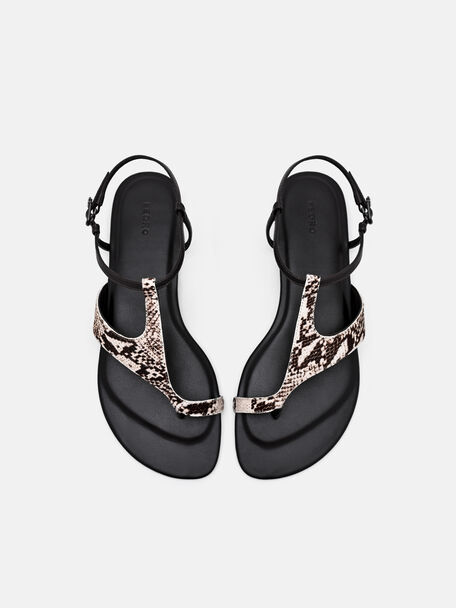 Sandal Ankle Strap Calfhair, , hi-res