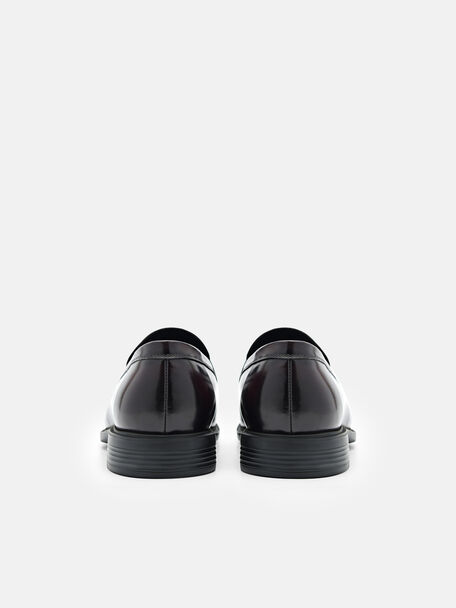 PEDRO Icon Leather Heel Sandals, Black
