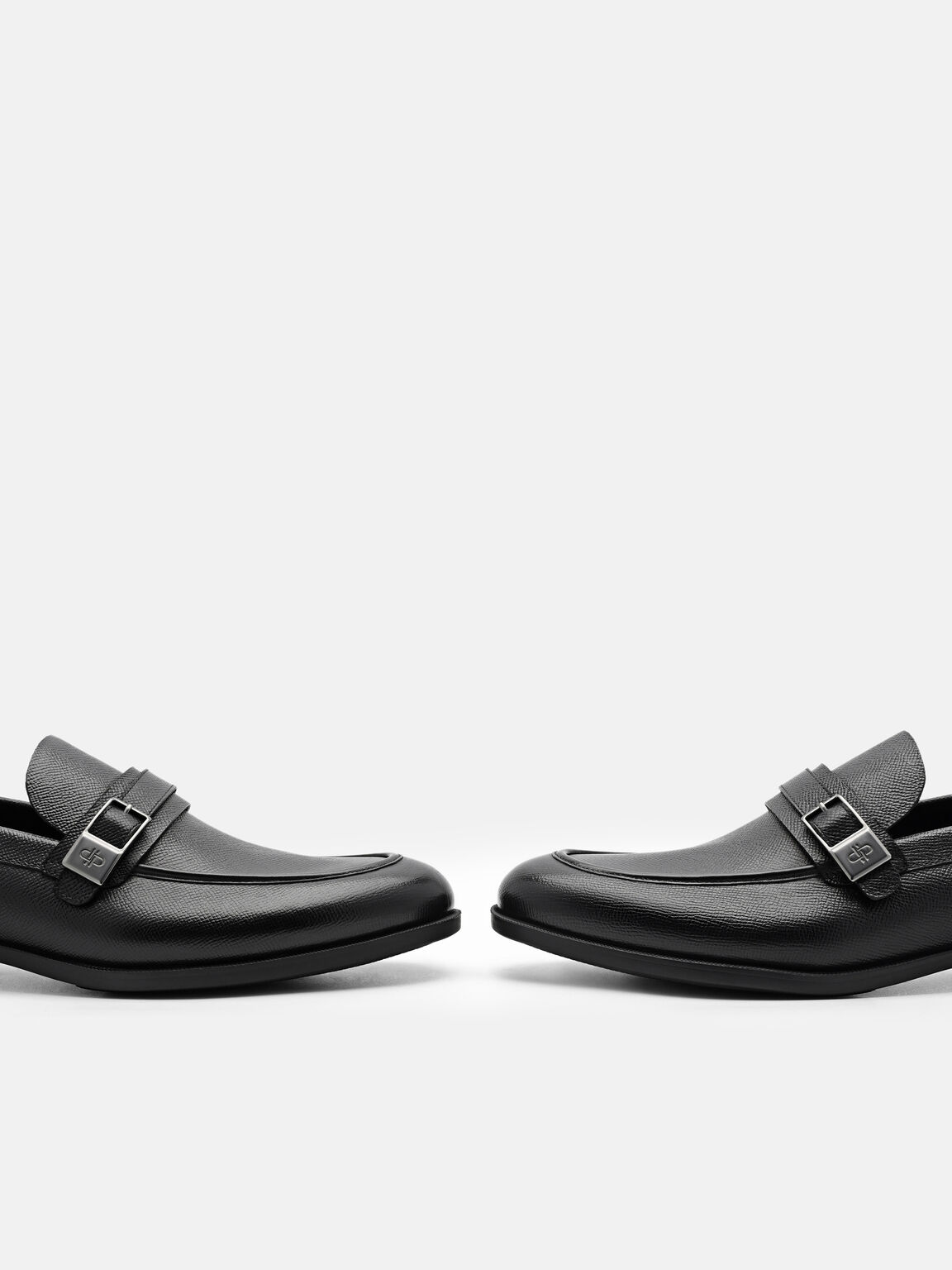 Altitude Embossed Leather Loafers, , hi-res