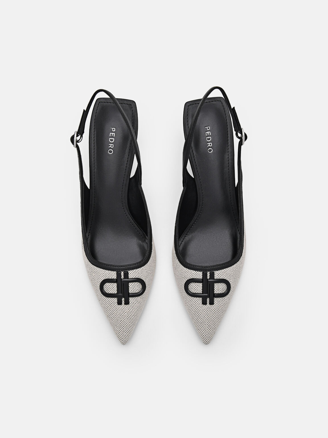 PEDRO Icon Canvas Slingback Pumps, 