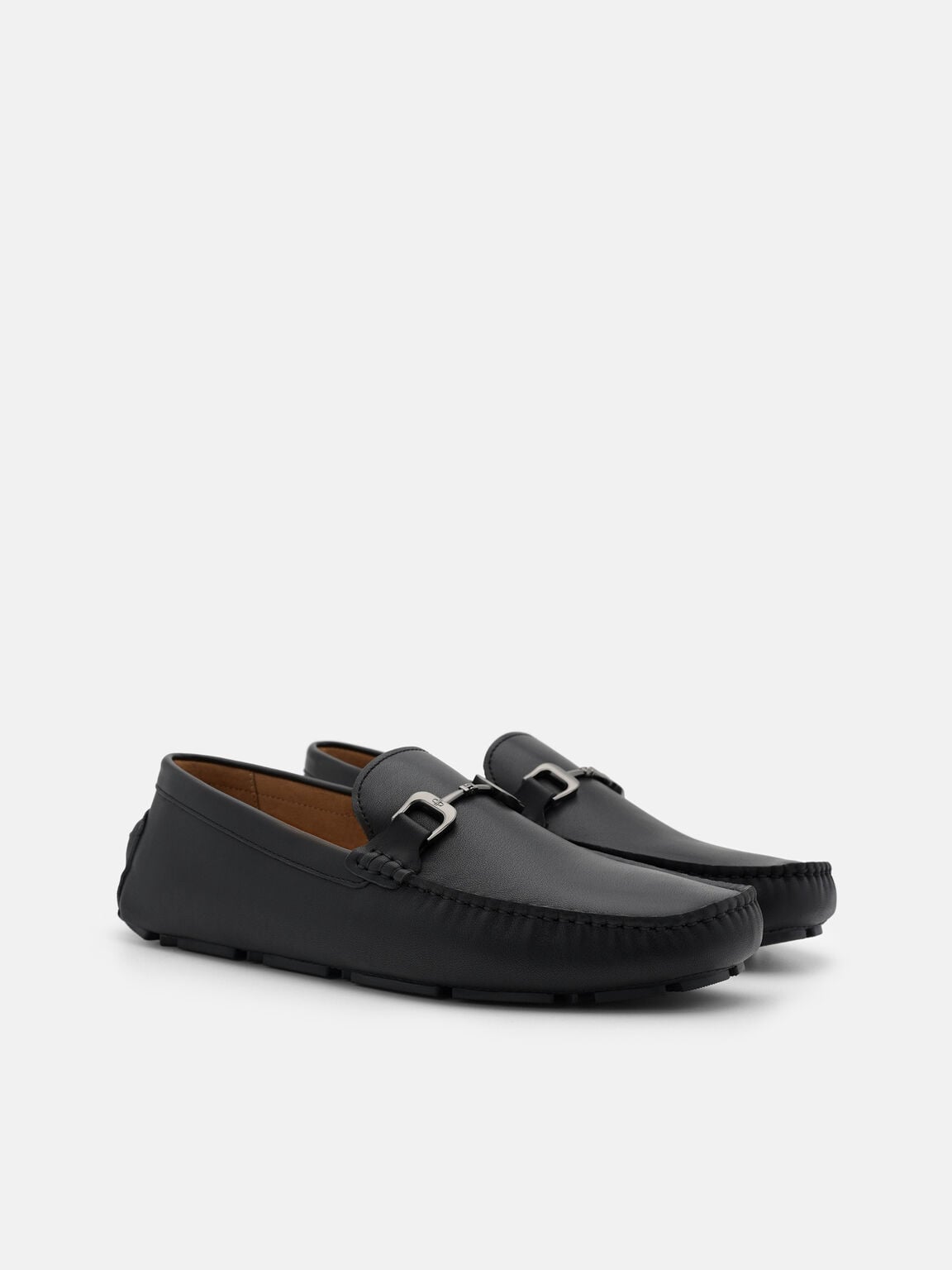 Sepatu Driving Kulit Horsebit, 