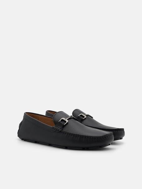 Leather Horsebit Driving Shoes, 