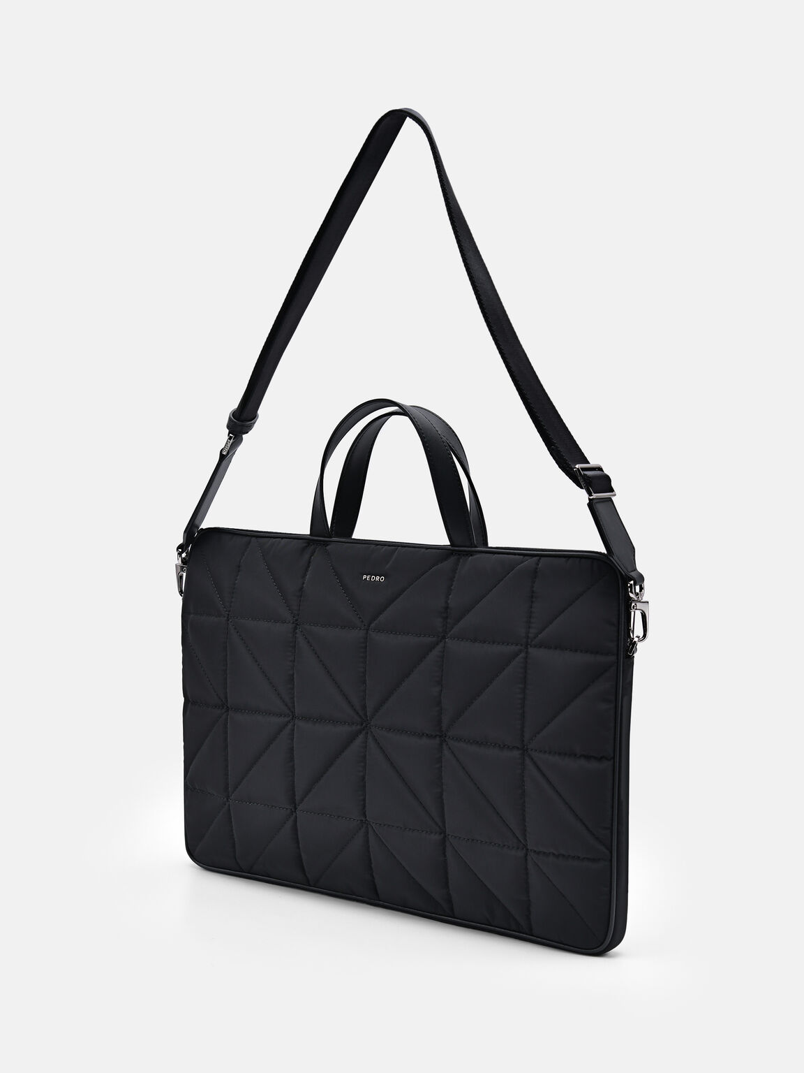 Nylon Portfolio Bag in Pixel, 