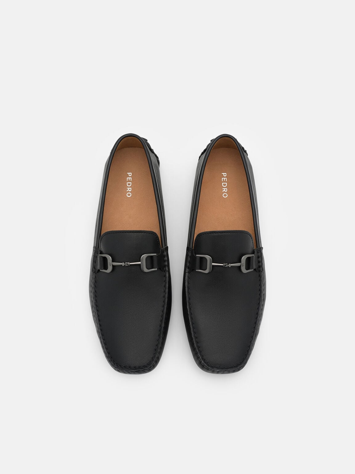 Sepatu Driving Kulit Horsebit, 