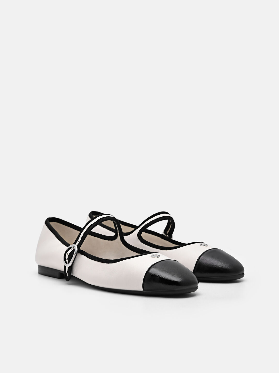 Alina Leather Ballerina Flats, 