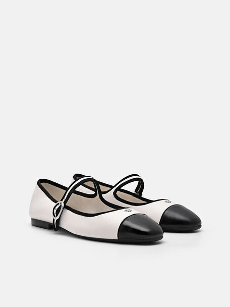 PEDRO Icon Leather Heel Sandals, Black