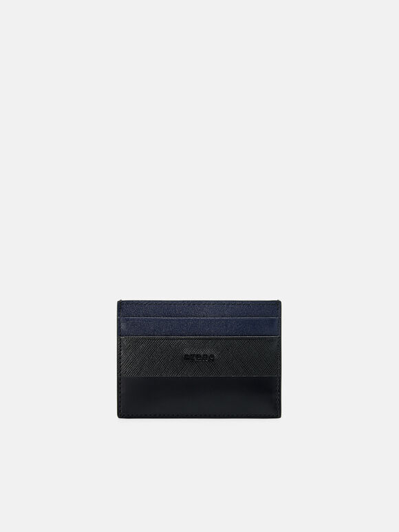 Saffiano Leather Card Holder, 
