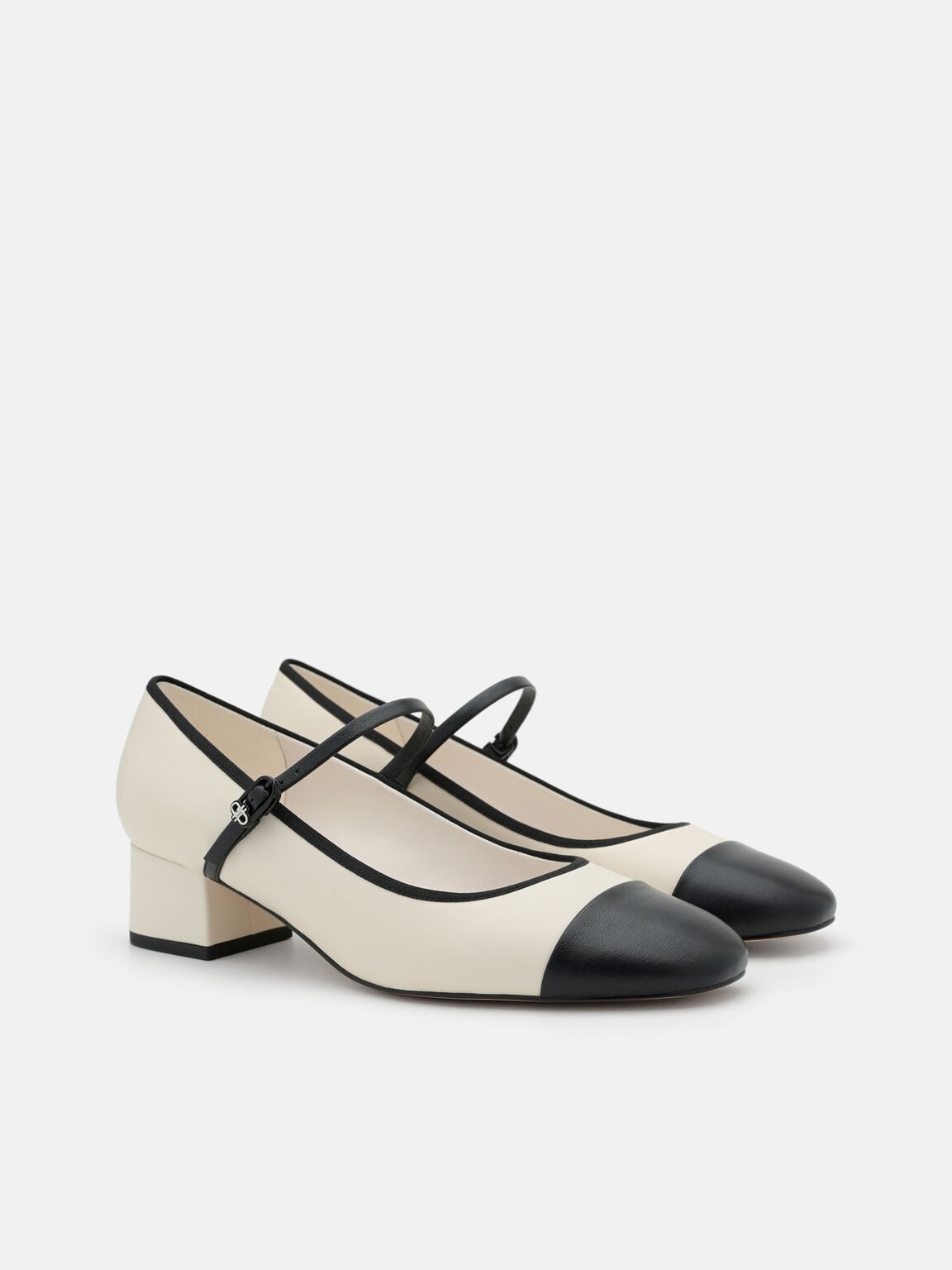 Claude Leather Mary Jane Pumps, , hi-res