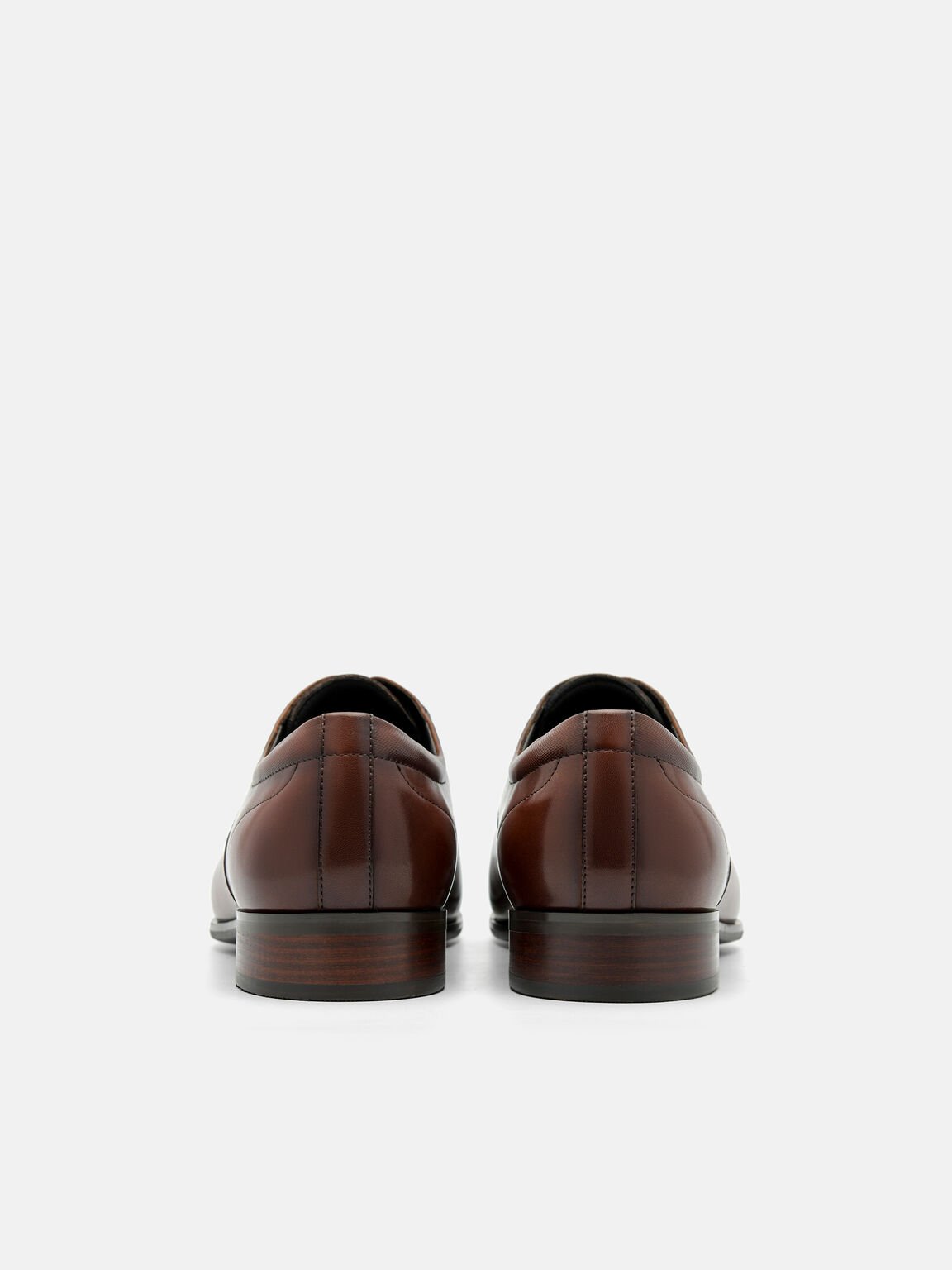Leather Derby Shoes, , hi-res