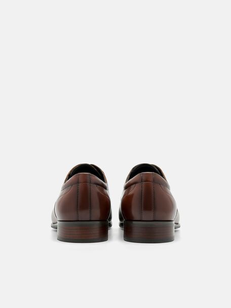 PEDRO Icon Leather Heel Sandals, Black