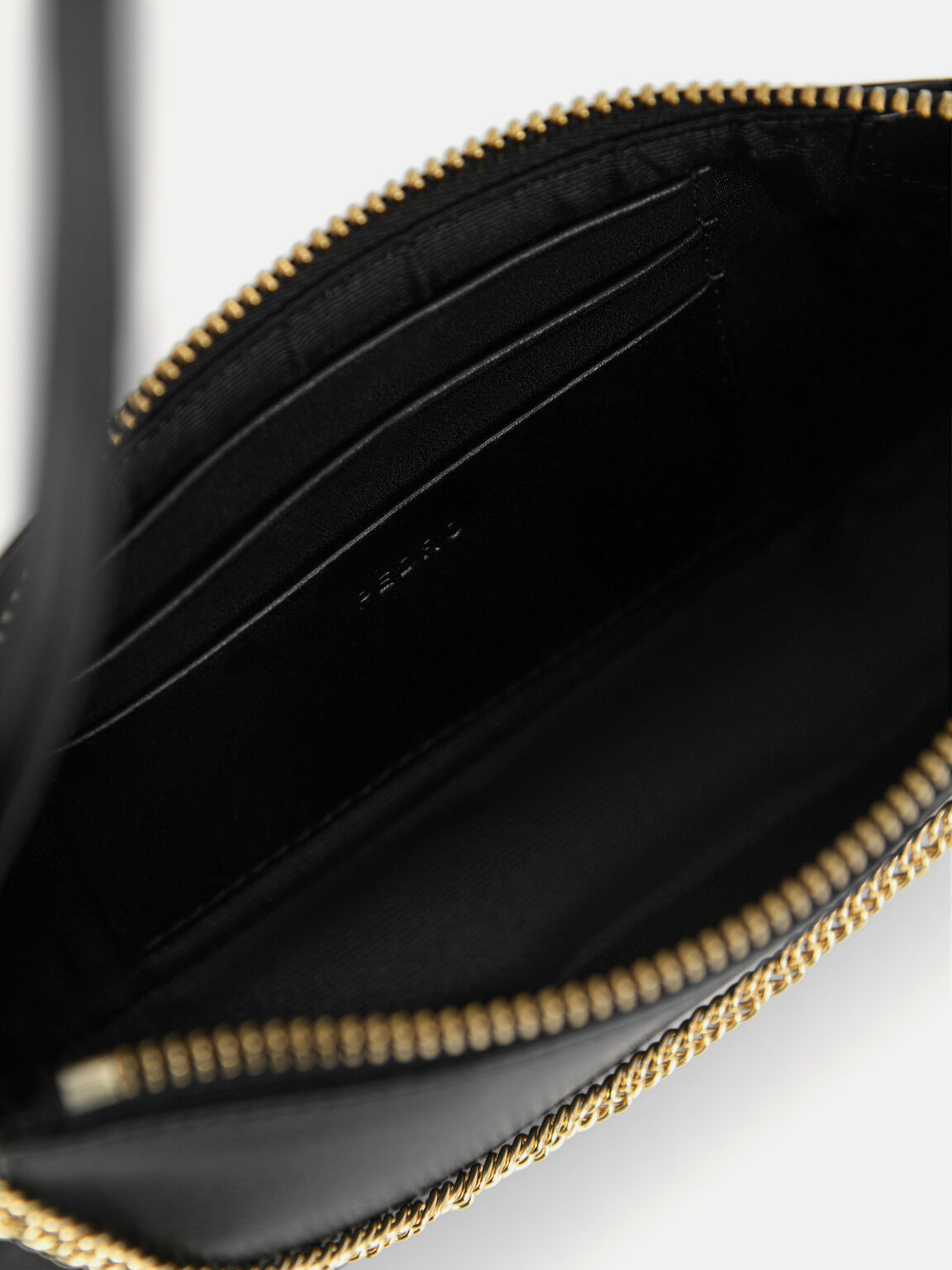 Pouch Kulit Maddy, Black, hi-res