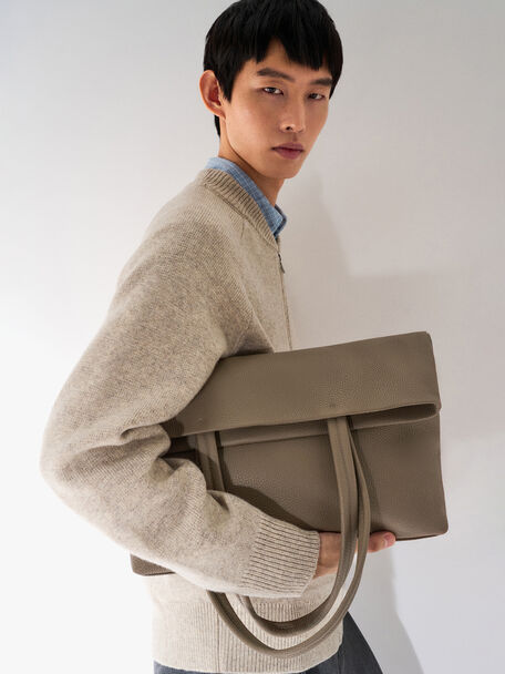 Asher Leather Tote Bag, , hi-res