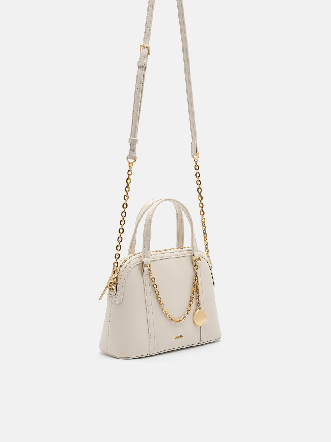Lucia Mini Handbag, Chalk