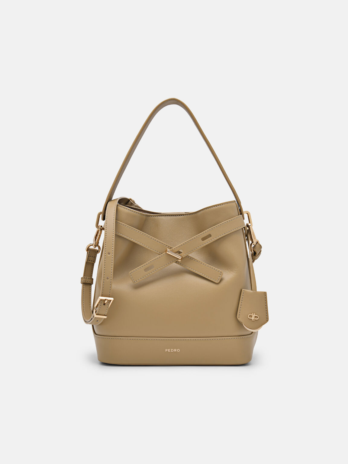 Tas Bucket Kulit PEDRO Studio Jennie, Mustard