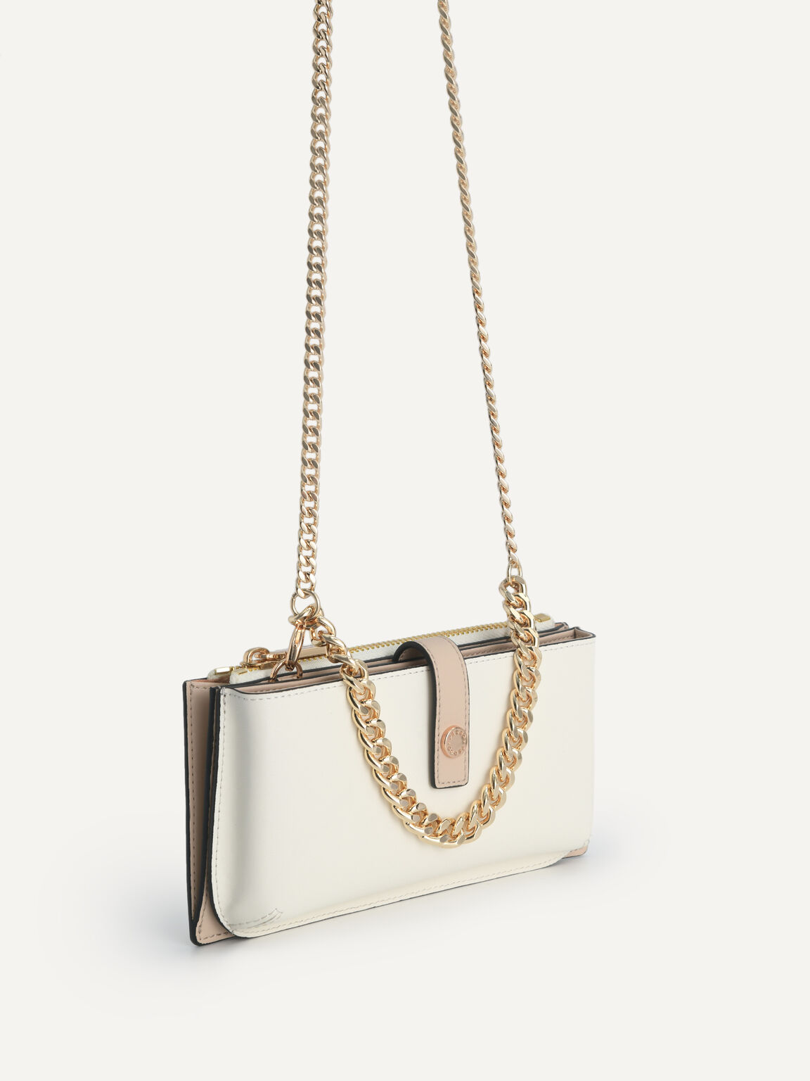 Textured Leather Phone Pouch, 