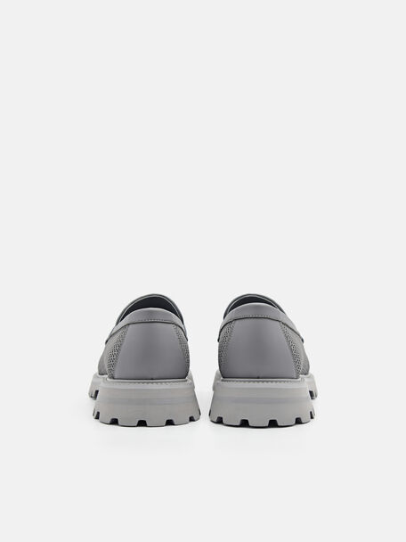 PEDRO Icon Leather Heel Sandals, Black