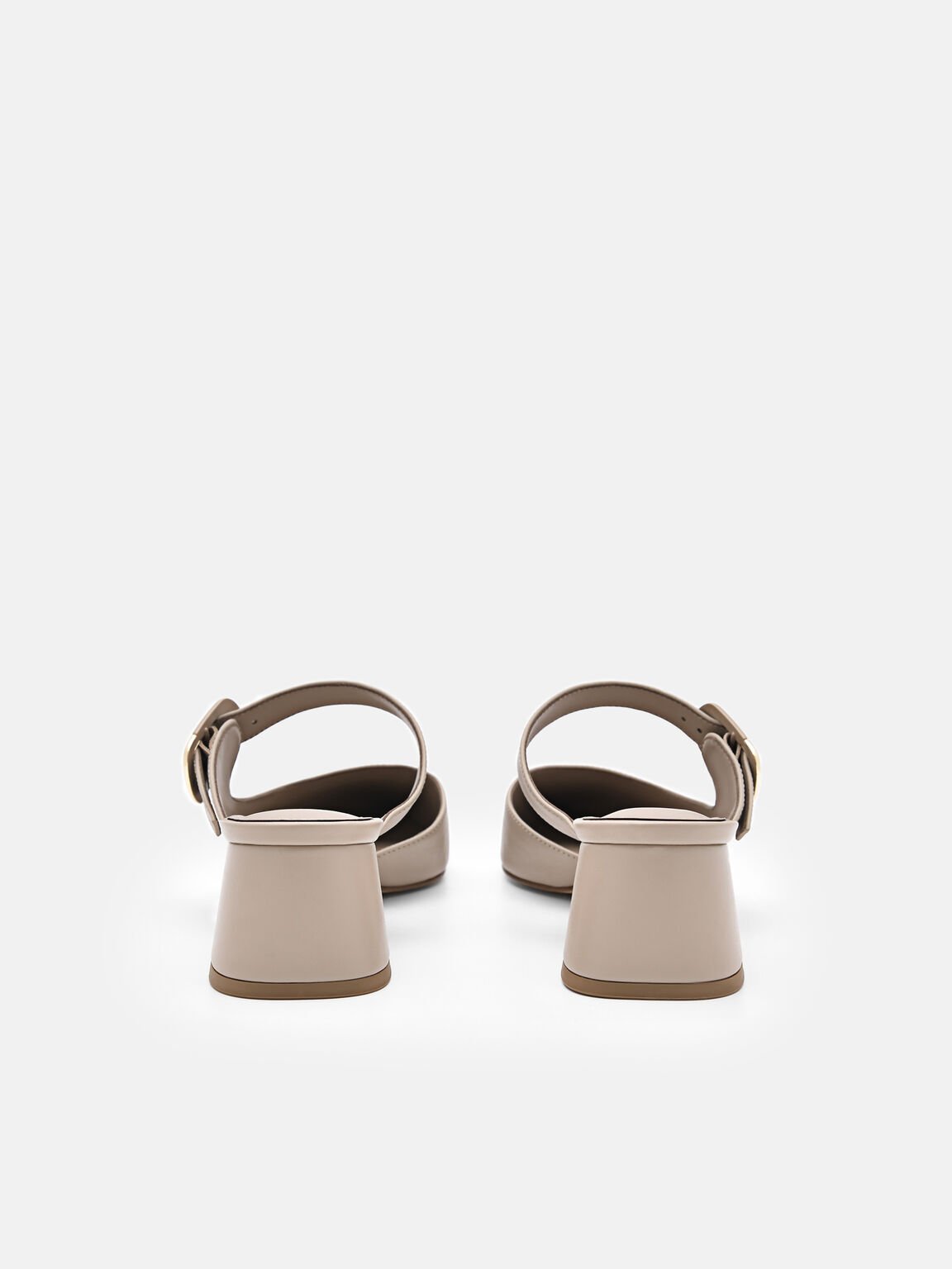 Bridget Leather Heel Mules, , hi-res