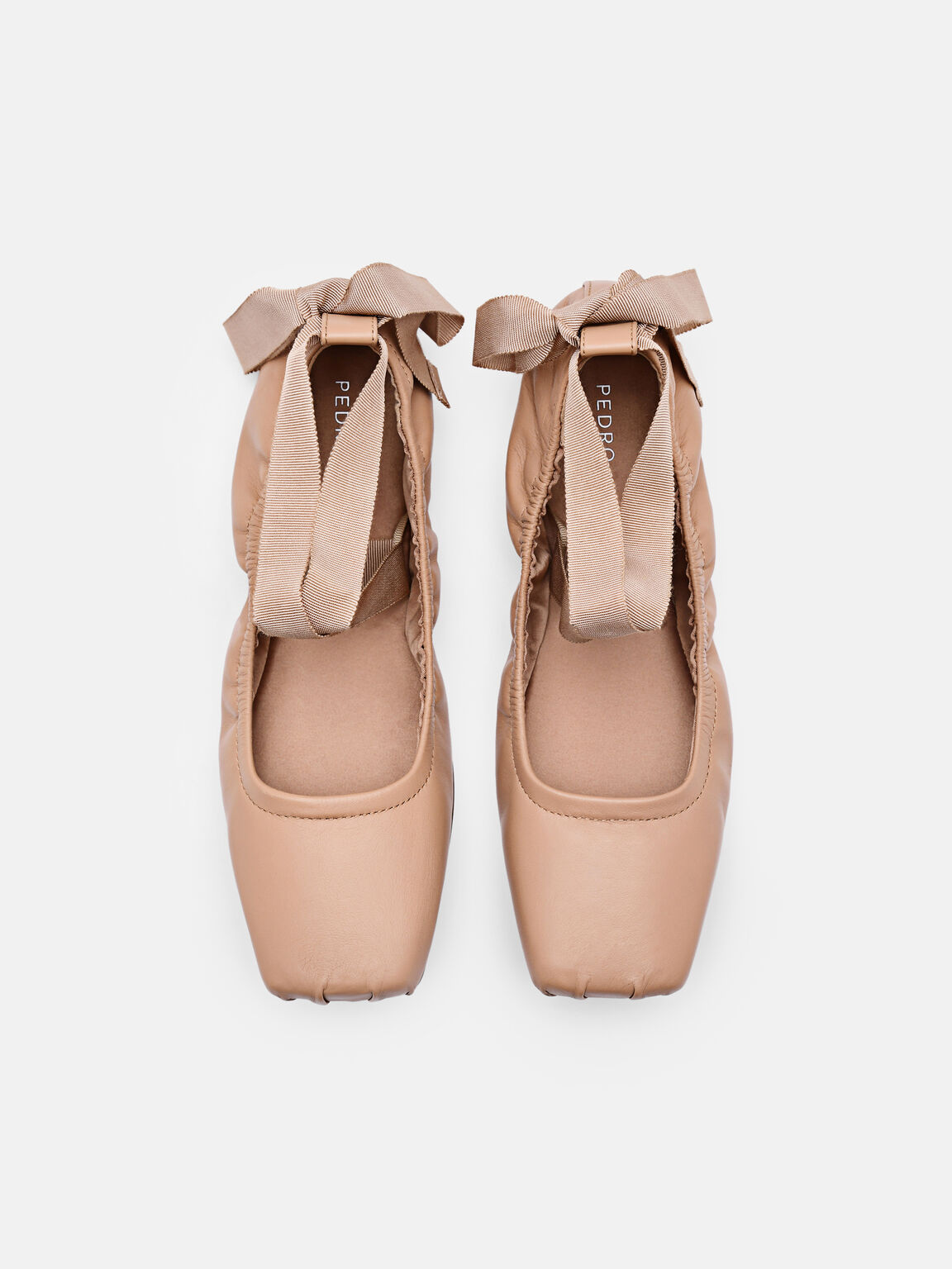 Lexa Leather Ballerina Flats, 