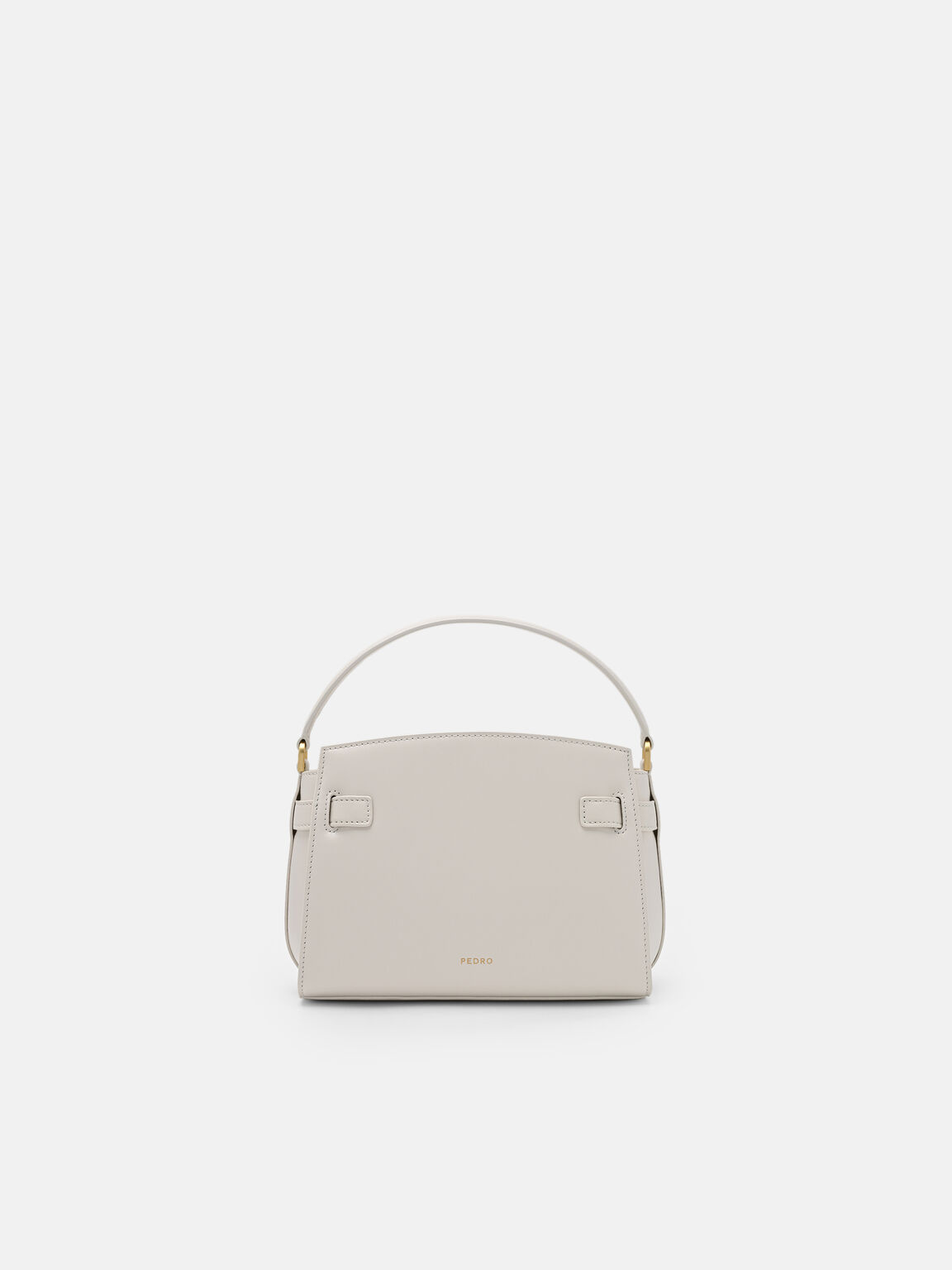 Tas Tangan Kulit dengan Sabuk, 