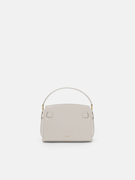 Tas Tangan Kulit dengan Sabuk, 