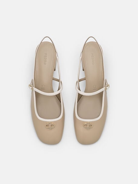 Sepatu Heels Slingback, 