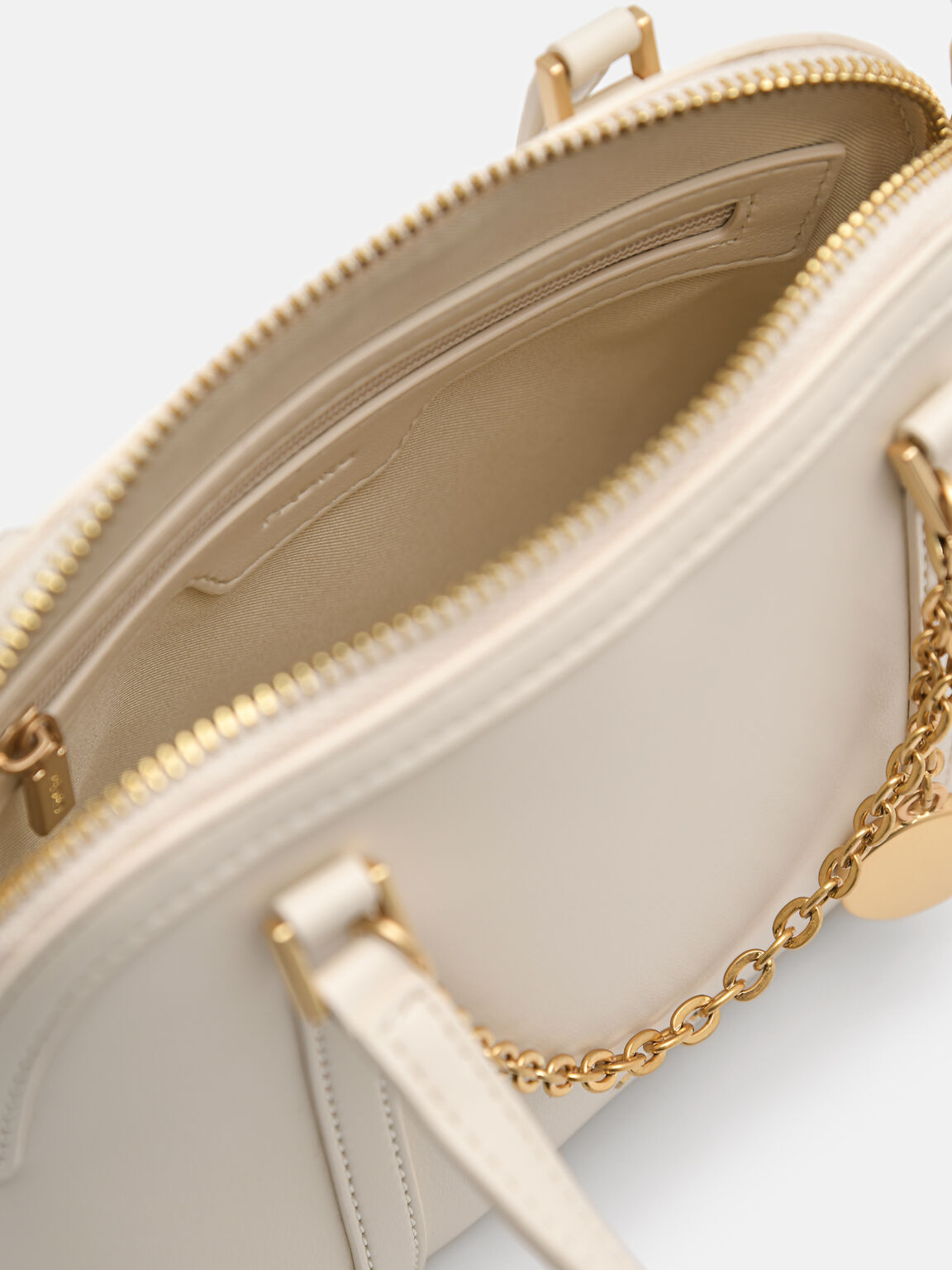 Lucia Mini Handbag, Chalk