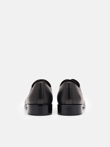 PEDRO Icon Leather Heel Sandals, Black