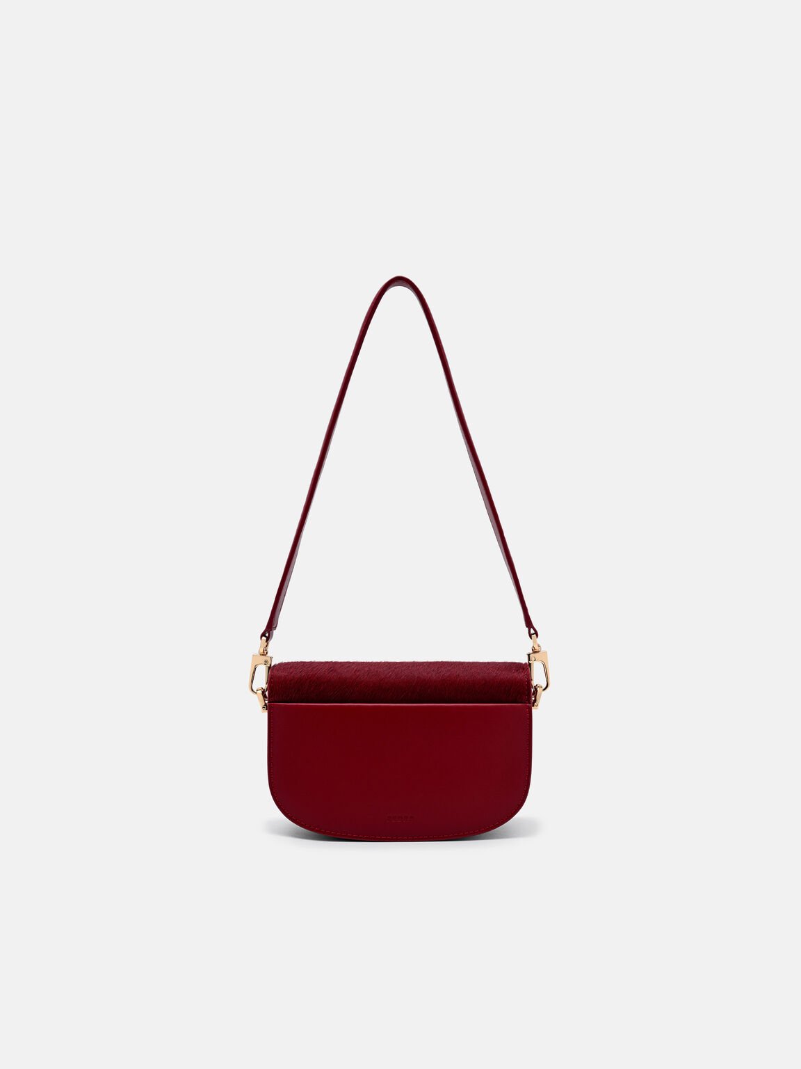 Duet Calf Hair Shoulder Bag, , hi-res