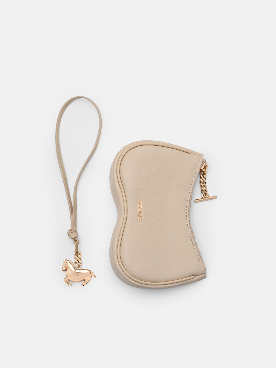 Horse Charm Leather Pouch, , hi-res