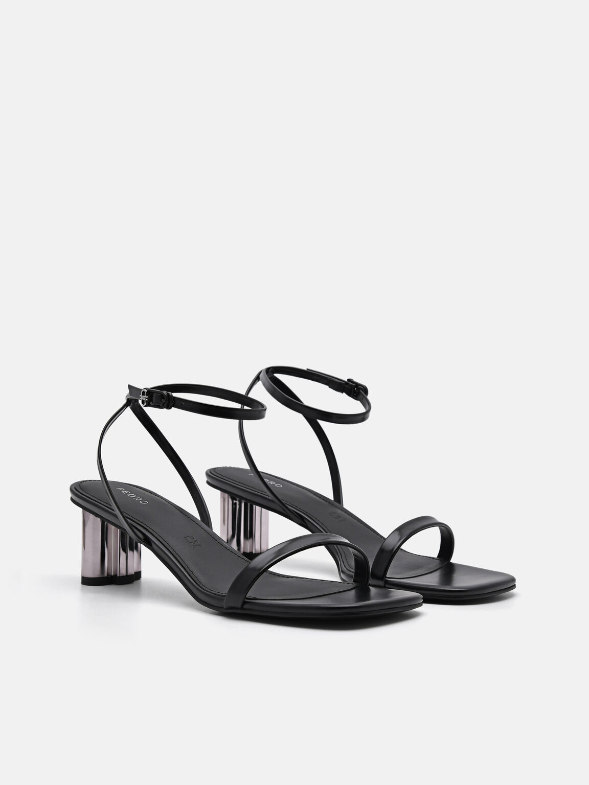 PEDRO Icon Leather Heel Sandals, 